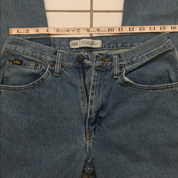 High Waisted 90s Mom Jeans Vintage Lee - Picture 8 of 8